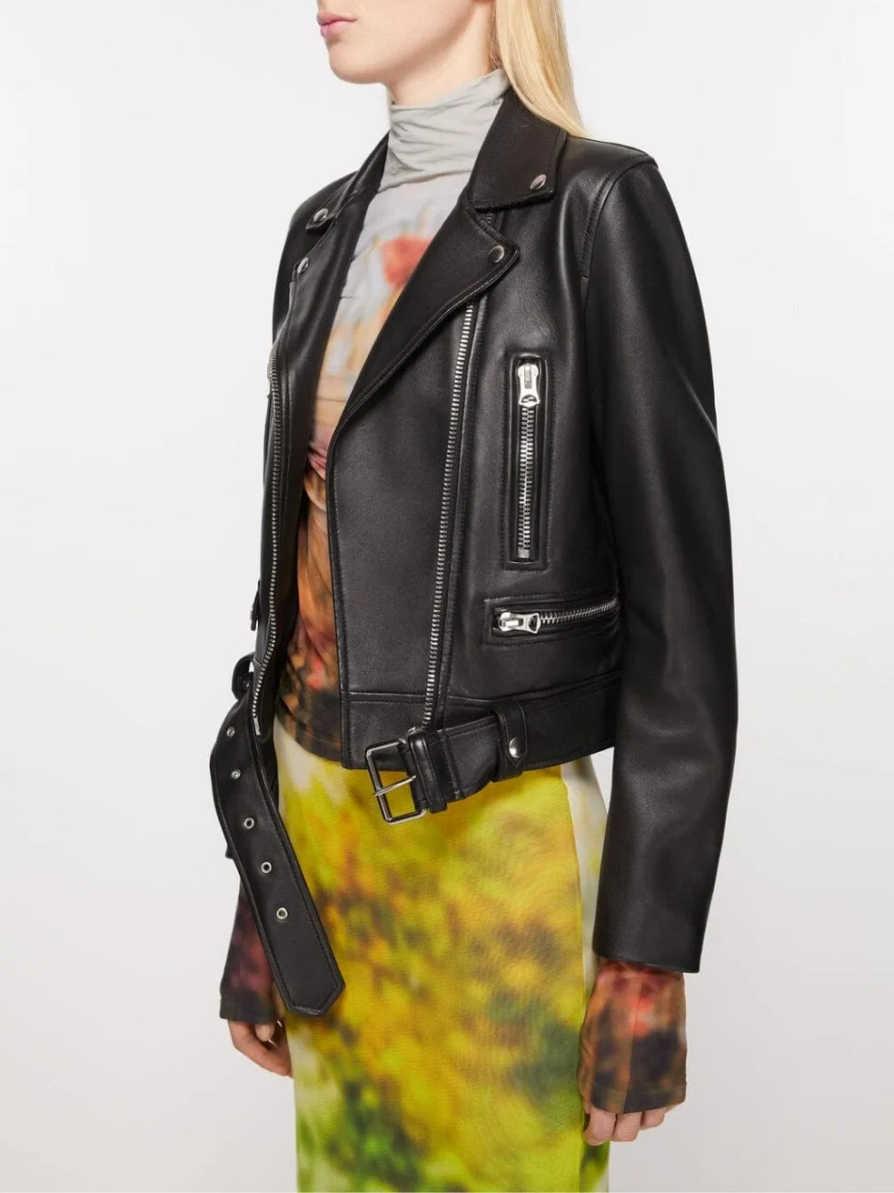 ACNE Leather Biker Jacket