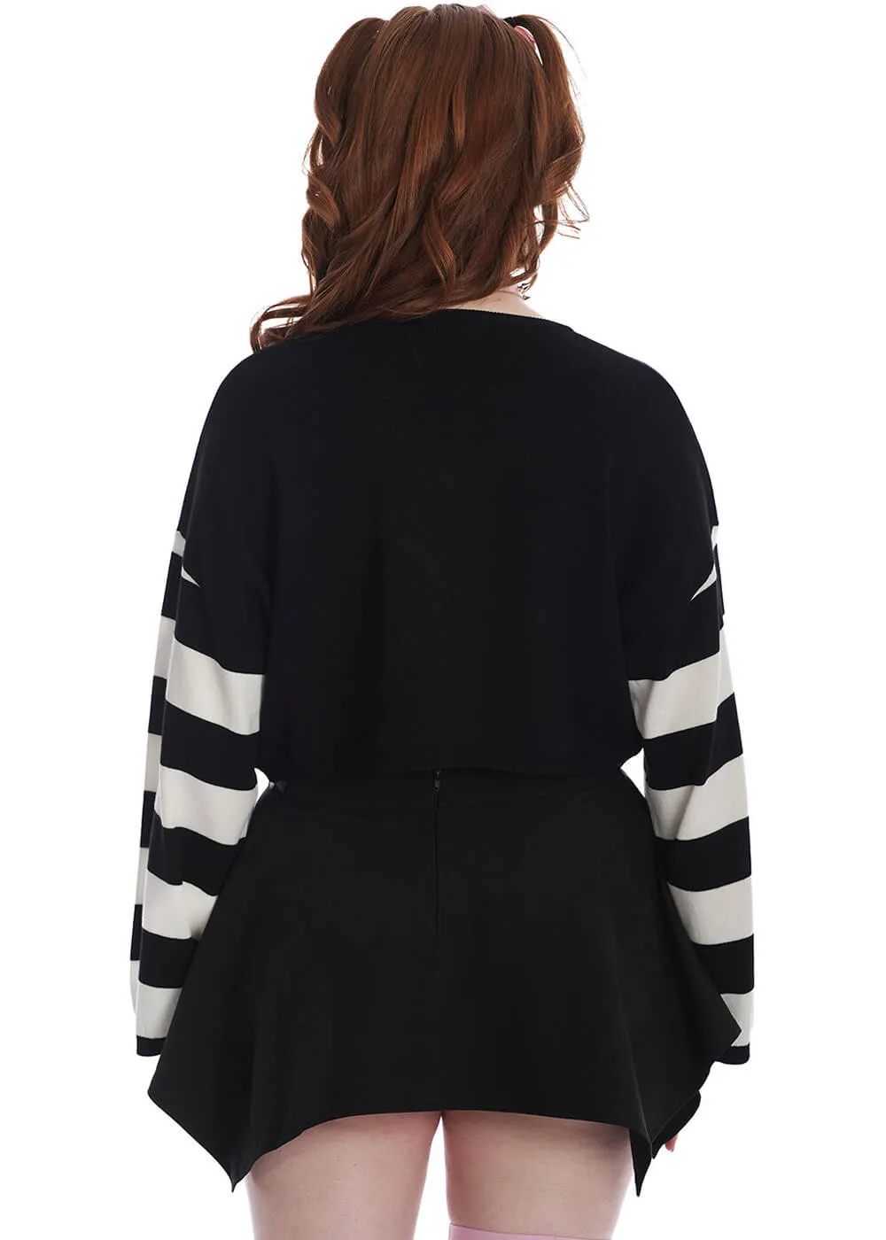 Banned Annabelle Bat Jumper Black Offwhite