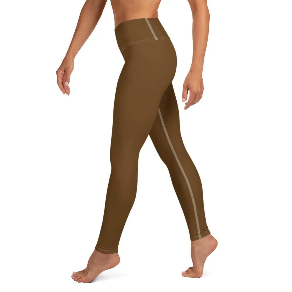 Brown SS Premium Standard ~ High-Waist Leggings