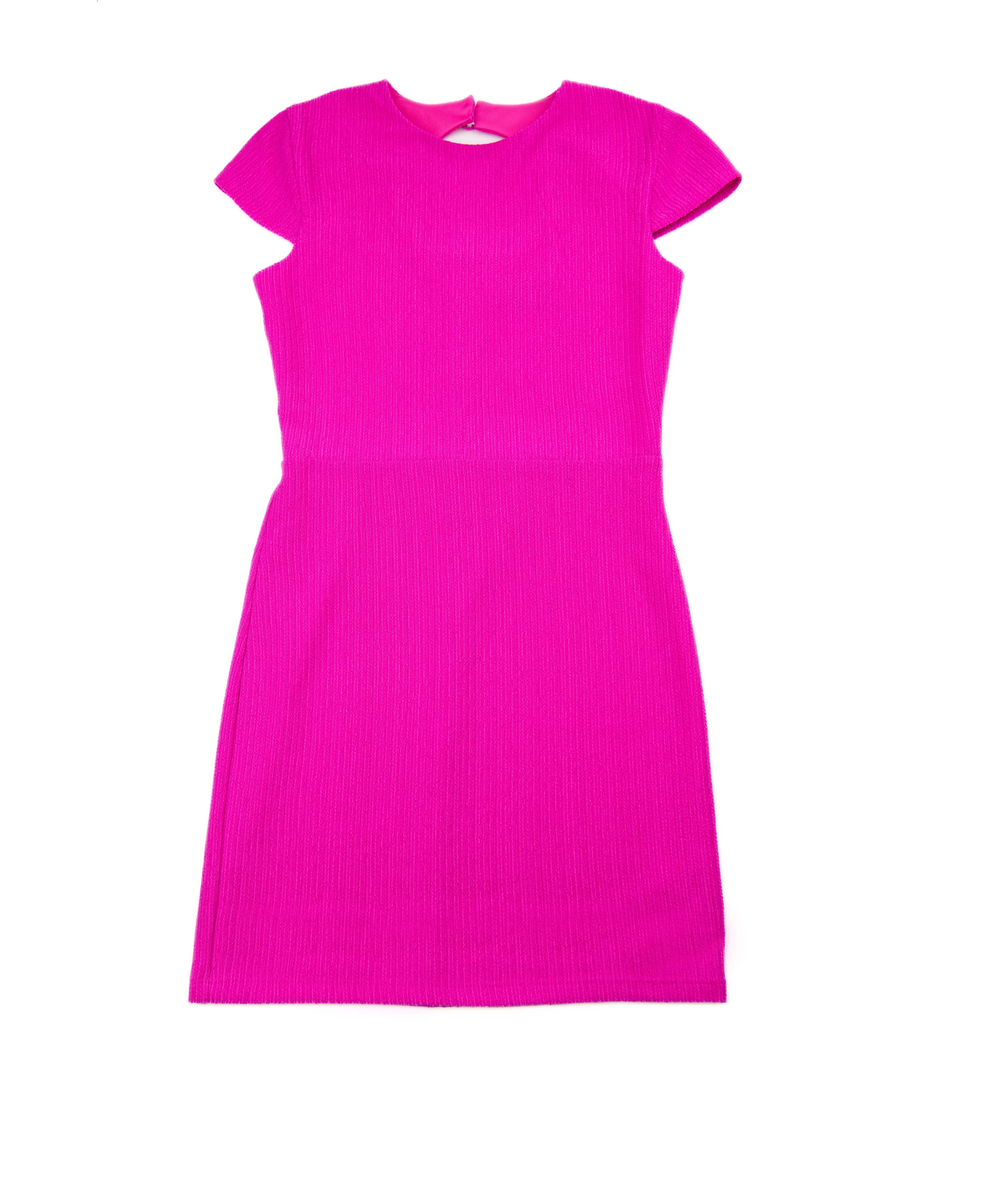 By Debra Girls Hot Pink Open Back Sheath Dress