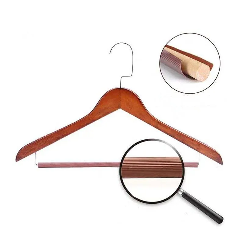 Chic 360-Degree Rotating Lotus Wood Hangers for Stylish Closet Organization