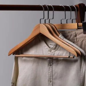 Chic 360-Degree Rotating Lotus Wood Hangers for Stylish Closet Organization