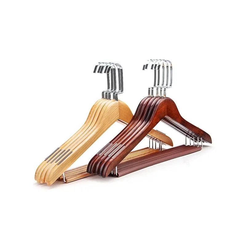 Chic 360-Degree Rotating Lotus Wood Hangers for Stylish Closet Organization