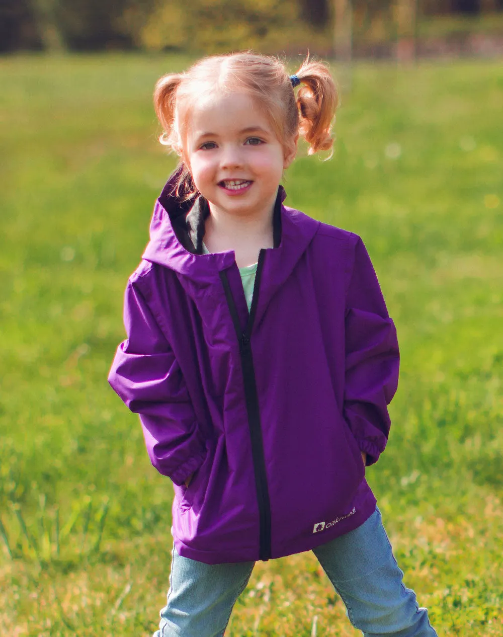 Children's Waterproof Shell Jacket, Galaxy Purple