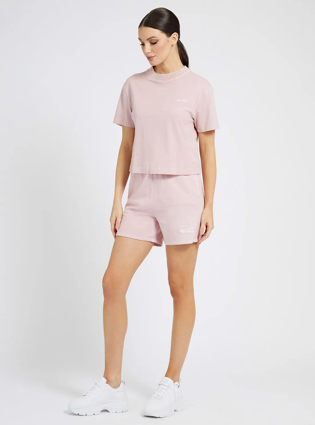 Eco Pink Breanna Active Crop T-Shirt