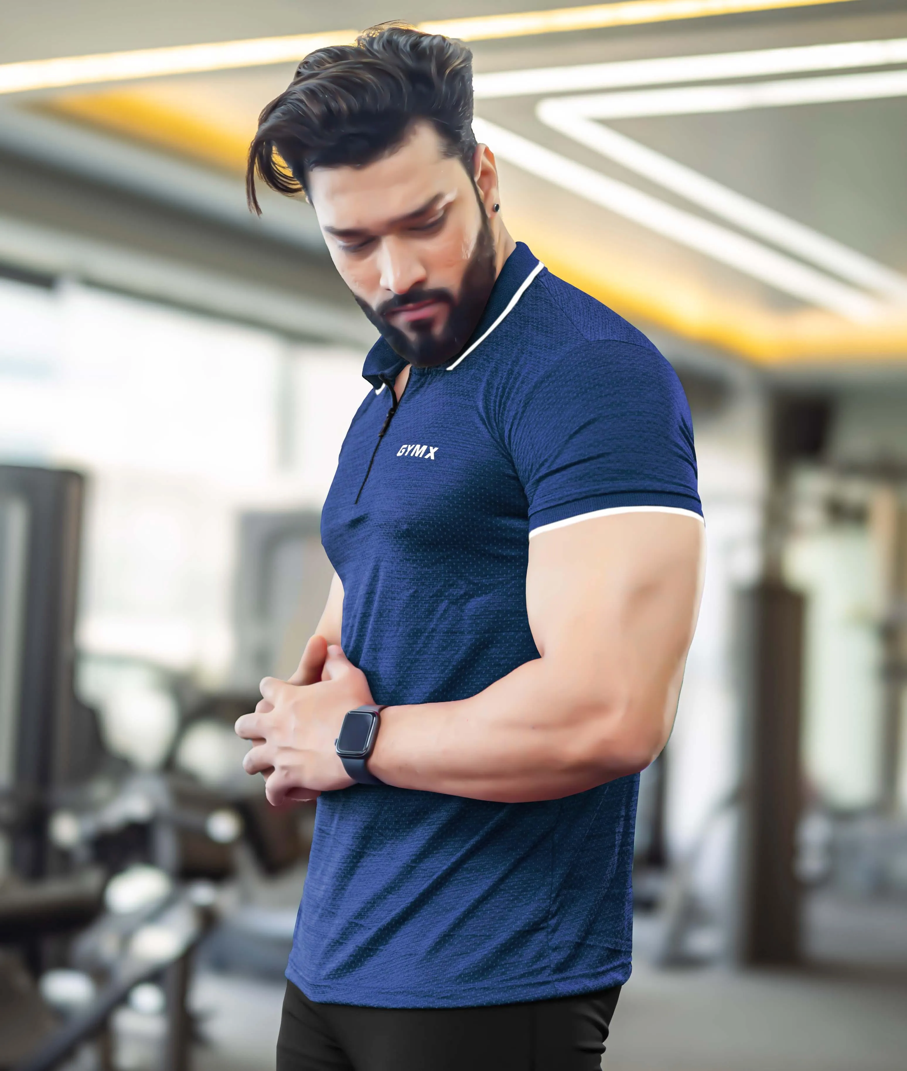 Edge GymX Polos- Active Blue