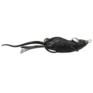 Field Mouse Hollow Body - Freshwater, 2 1-4", 1-0 Hook, Topwater Depth, Black-Black