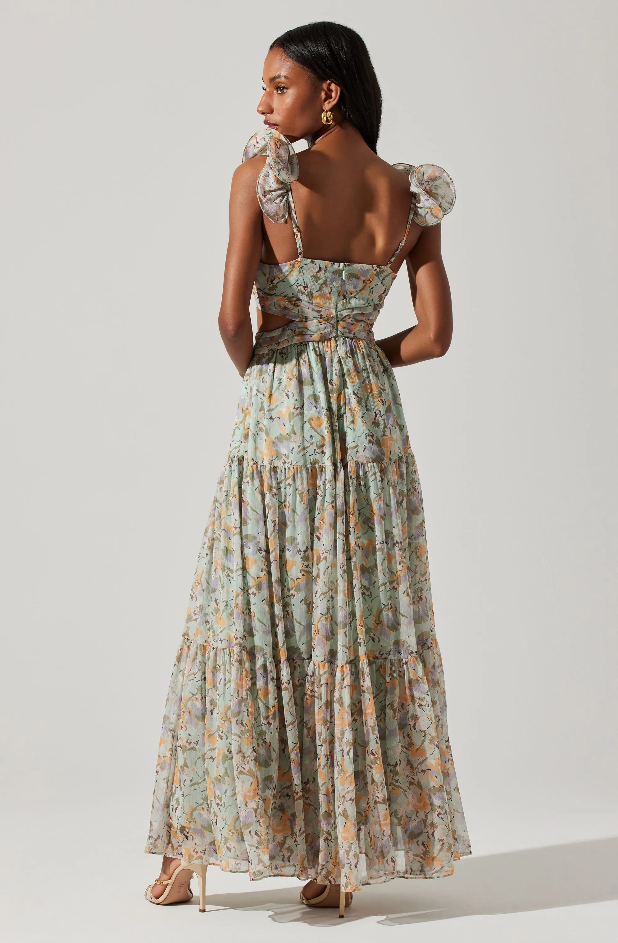 Fritillaria Floral Maxi Dress