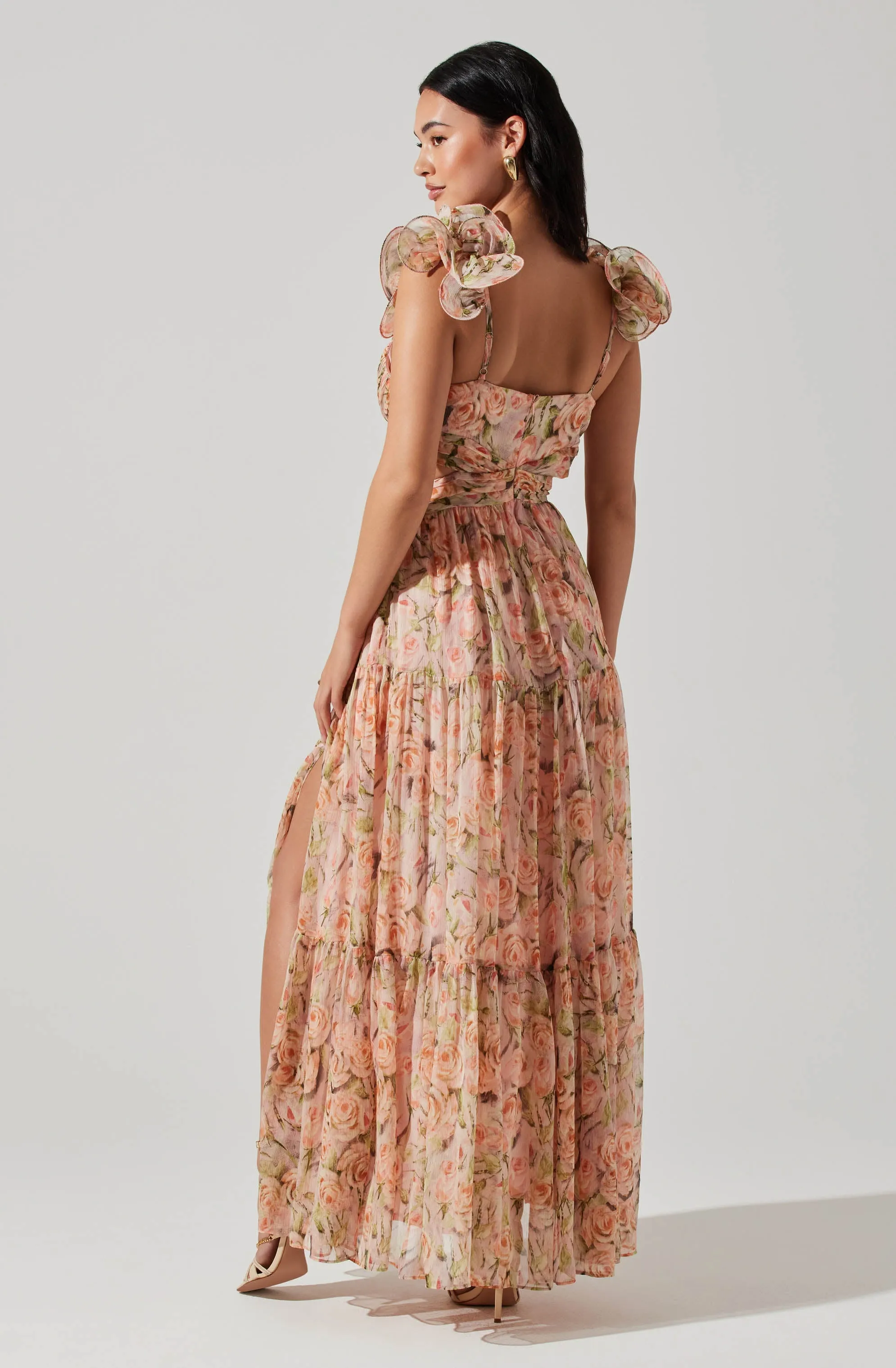 Fritillaria Floral Maxi Dress