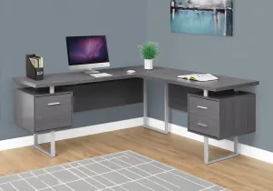 OFFICE SERIES - 70"L / GREY LEFT OR RIGHT FACING