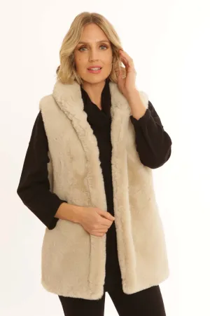 Pomodoro Clothing Fur Gilet 32459