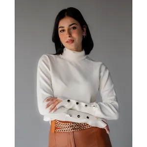 Soft wool turtle neck sweater