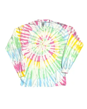 TEE SHOP - Devine Spiral Tie Dye Long Sleeve Tee