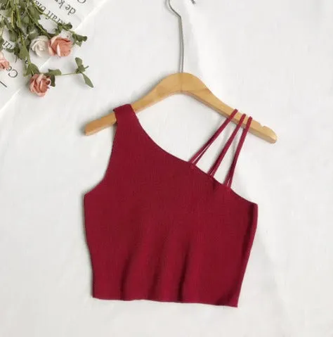 TRIPLE STRAPS CROP TOP